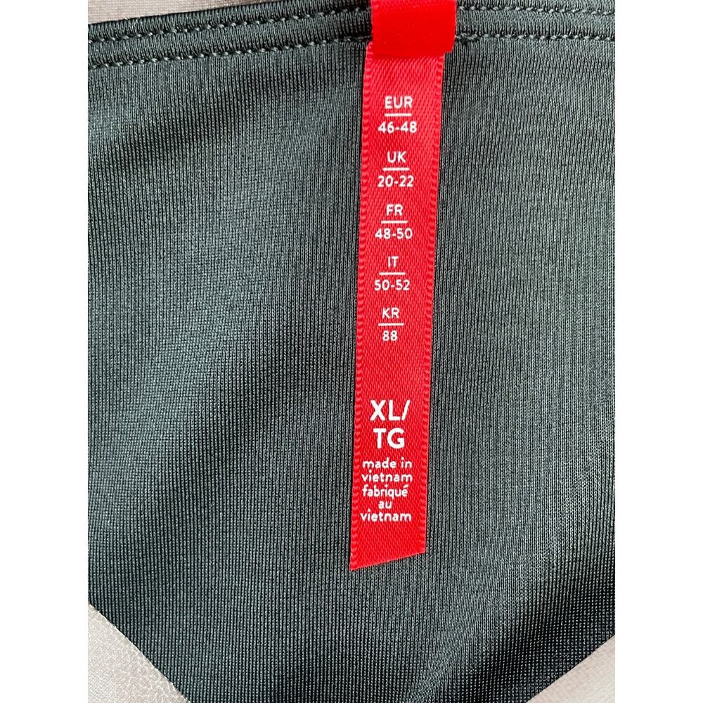 Spanx Leggings Womens XL Brown Faux Leather Shaping Stretch Waistband 29" Inseam - Picture 4 of 11